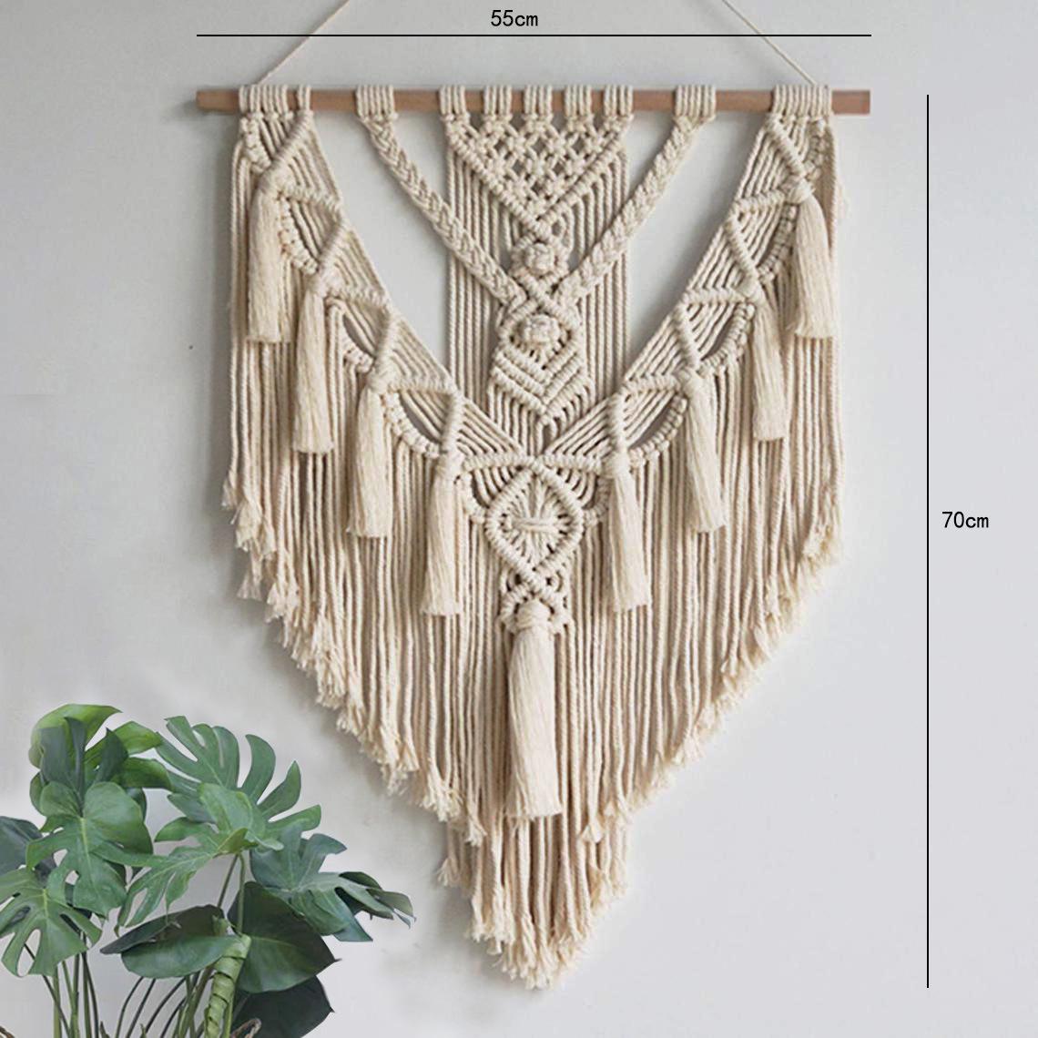 Bohemian Handmade Woven Tassel Tapestry Wall Hanging Decor
Bohemian Handmade Woven Tassel Tapestry Wall Hanging Decor