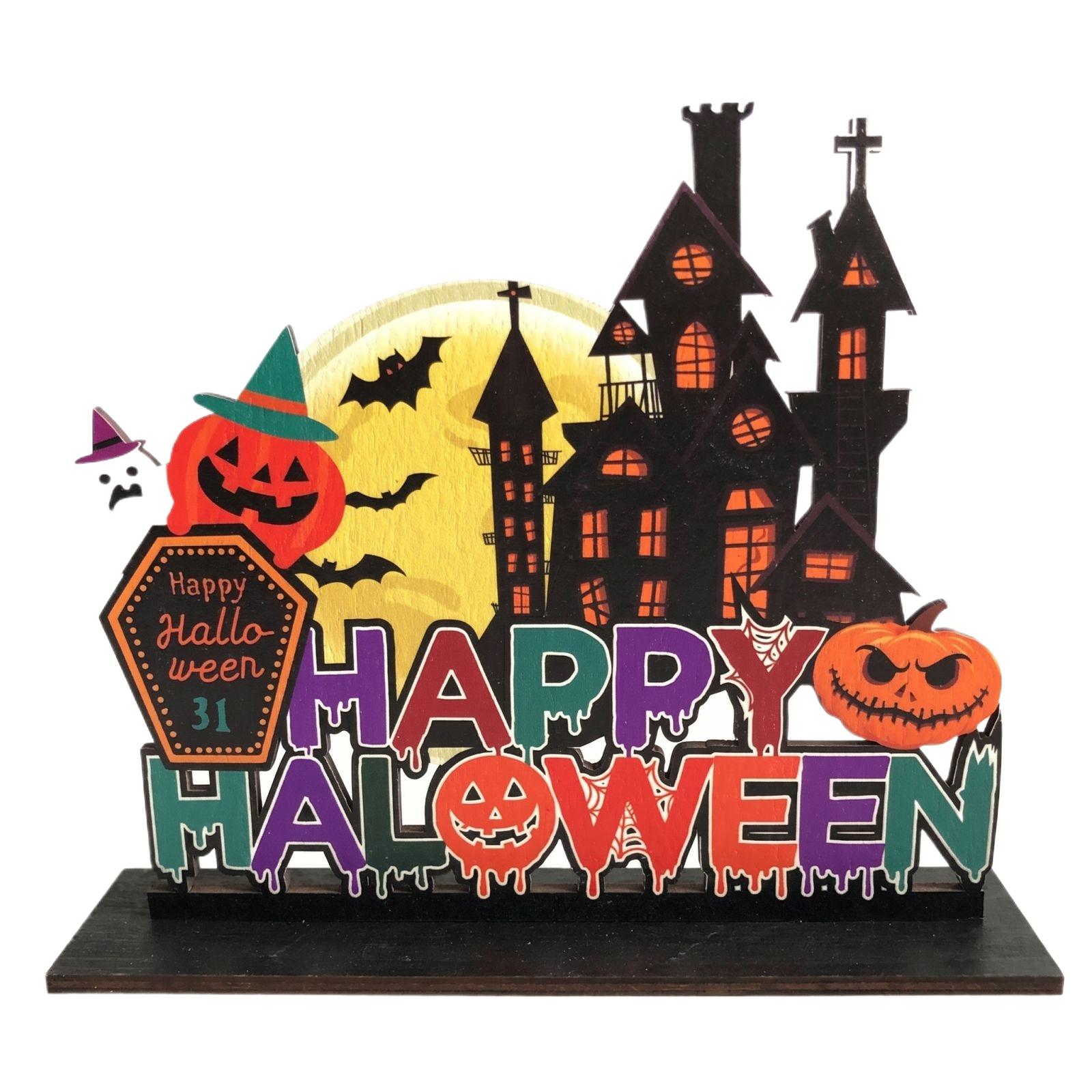Wooden Halloween Pumpkin Witch Hat Desktop Ornament Wooden Decorative Tabletop Halloween Craft Decoration Spooky Themed Home Accent One Size
Wooden Halloween Pumpkin Witch Hat Desktop Ornament Wooden Decorative Tabletop Halloween Craft Decoration Spooky Themed Home Accent One Size