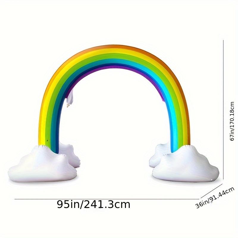 Inflatable Rainbow Arch Water Spray - Outdoor Garden Game Cloud Bridge, Durable Plastic, Lawn Care Accessories
Inflatable Rainbow Arch Water Spray - Outdoor Garden Game Cloud Bridge, Durable Plastic, Lawn Care Accessories