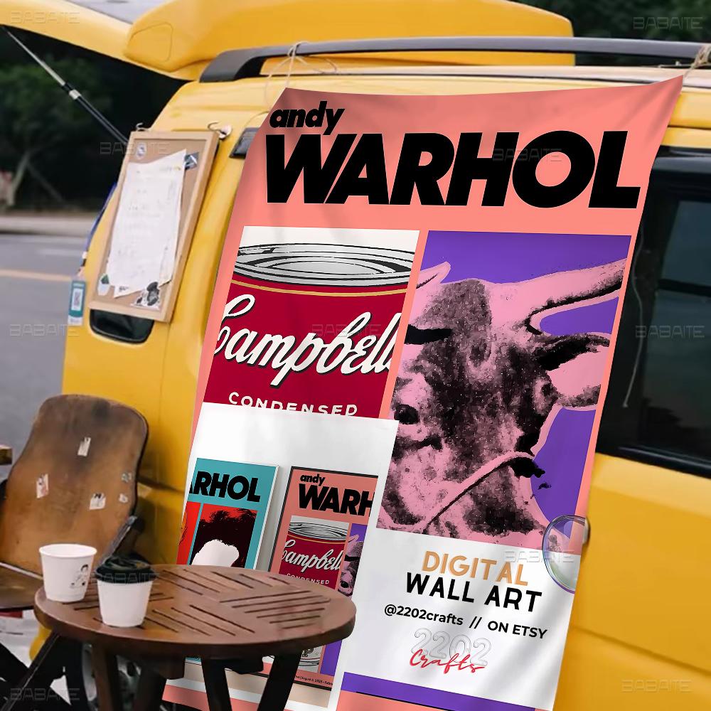 Andy Warhol Art High End Quality Banner Printing Artistic Atmosphere Style Camping Flag 74x94cm(29x37in)
Andy Warhol Art High End Quality Banner Printing Artistic Atmosphere Style Camping Flag 74x94cm(29x37in)