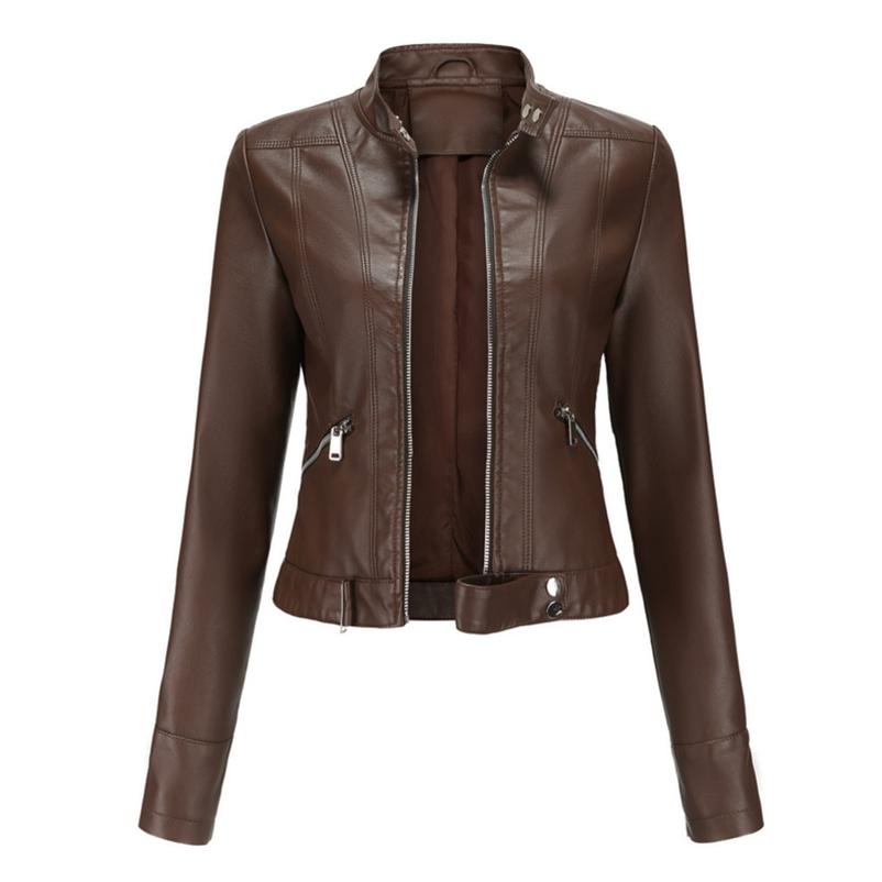 2026 Leather Jacket Women s Short Small Jacket Spring and Autumn Stand Collar Ladies Leather Jacket Women s Thin Leather Jacket 3XL кавовий
2026 Leather Jacket Women s Short Small Jacket Spring and Autumn Stand Collar Ladies Leather Jacket Women s Thin Leather Jacket 3XL кавовий