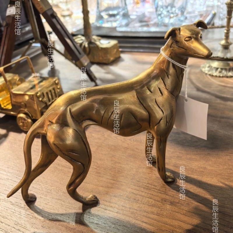 Solid Brass Loyal Dog Desk Ornaments Vintage Copper Animal Figurines Decorations Gifts Home Decor Crafts Accessories 24-18-7CM
Solid Brass Loyal Dog Desk Ornaments Vintage Copper Animal Figurines Decorations Gifts Home Decor Crafts Accessories 24-18-7CM