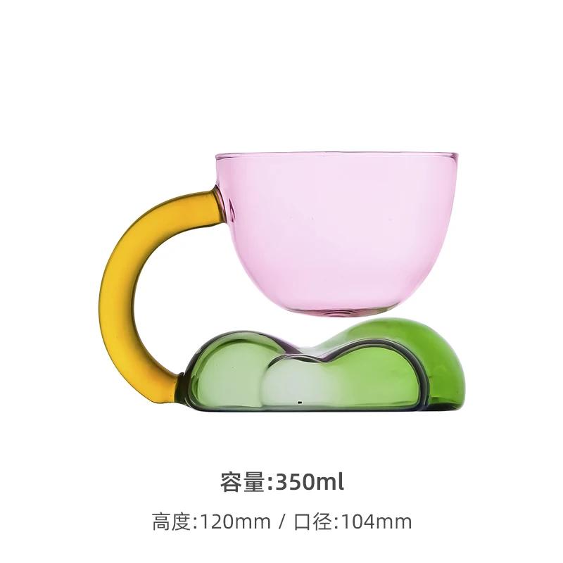 Multicolor Floating Cloud Glass Coffee Mug Creative Home Breakfast Drinking Cup Unique High Value Couple Gift Idea 350ml
Multicolor Floating Cloud Glass Coffee Mug Creative Home Breakfast Drinking Cup Unique High Value Couple Gift Idea 350ml
