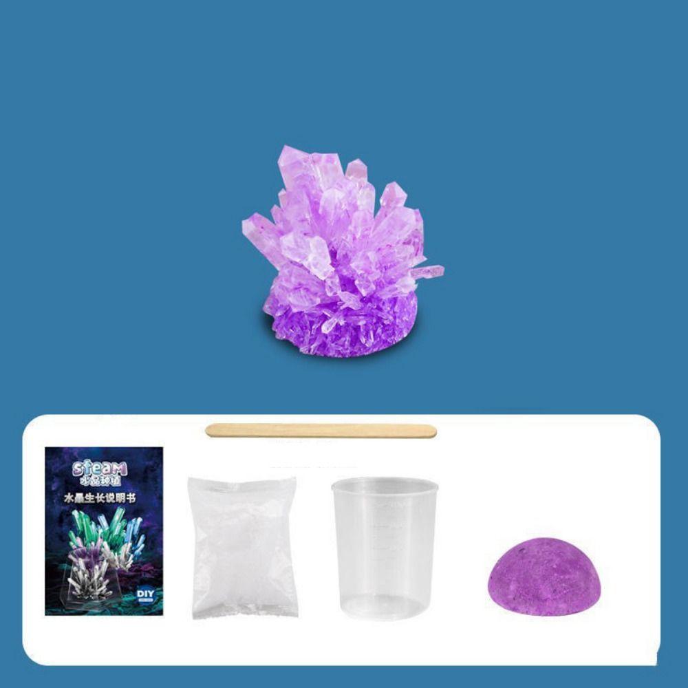 Crystal Growing Kit, Grow 6 Crystals with Light Up Display Stand, Science Kit for Kids Ages 8-14, Educational STEM Toy Gifts
Crystal Growing Kit, Grow 6 Crystals with Light Up Display Stand, Science Kit for Kids Ages 8-14, Educational STEM Toy Gifts