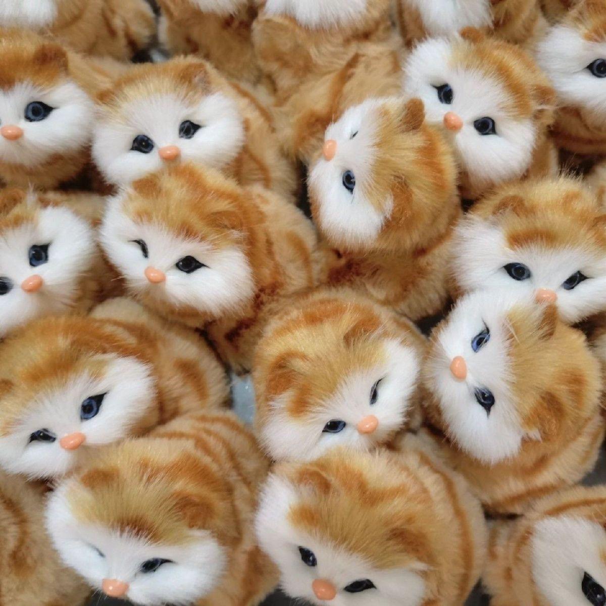 Мягкая игрушка кошка со звуком детская игрушка кукла животное котенок украшение White-7cm
Мягкая игрушка кошка со звуком детская игрушка кукла животное котенок украшение White-7cm