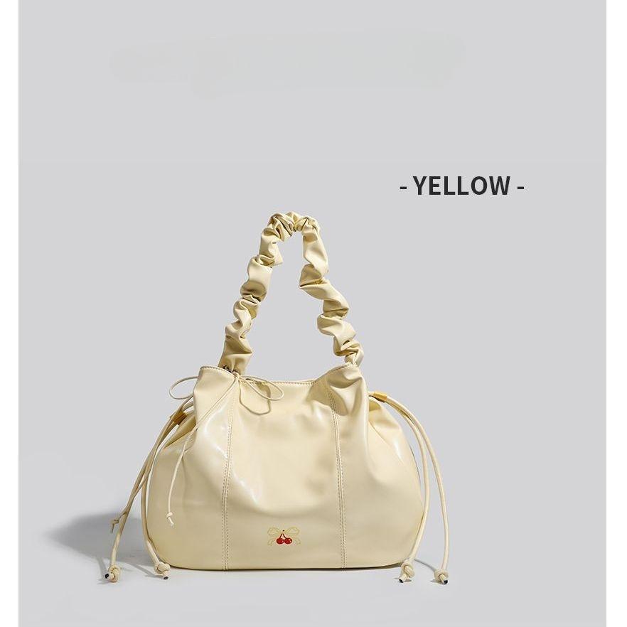 Sweet Cute Bow Shoulder Bag Women Drawstring Pleated Large Capacity Crossbody Bag Ladies Solid Color Casual Fashion Underarm Bag 38x26x12cm жёлтый
Sweet Cute Bow Shoulder Bag Women Drawstring Pleated Large Capacity Crossbody Bag Ladies Solid Color Casual Fashion Underarm Bag 38x26x12cm жёлтый