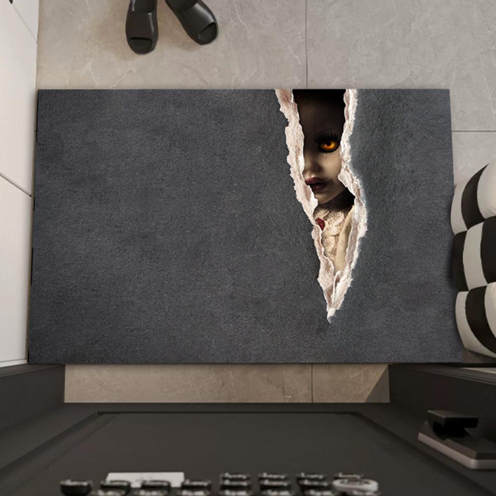 Terrifying Sewer Ghost Door Mat Scary NonSlip Rug for Entrance Living Room Bedroom Kitchen Terror Theme Halloween Welcome Rug 40x60cm
Terrifying Sewer Ghost Door Mat Scary NonSlip Rug for Entrance Living Room Bedroom Kitchen Terror Theme Halloween Welcome Rug 40x60cm