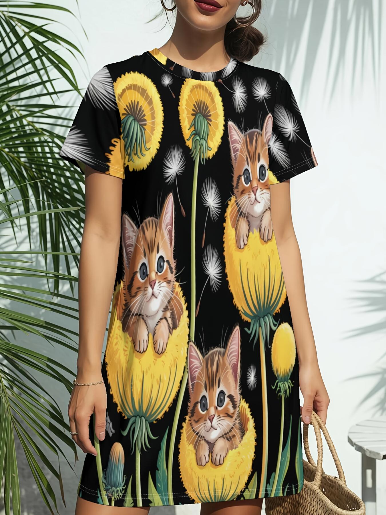 Women s New Crew Neck Short Sleeve T-Shirt Dress. American Trend Digital Print. Casual ; Versatile for Spring and Summer. Elegant ; Chic Wome sDss 4XL дубильная кора
Women s New Crew Neck Short Sleeve T-Shirt Dress. American Trend Digital Print. Casual ; Versatile for Spring and Summer. Elegant ; Chic Wome sDss 4XL дубильная кора