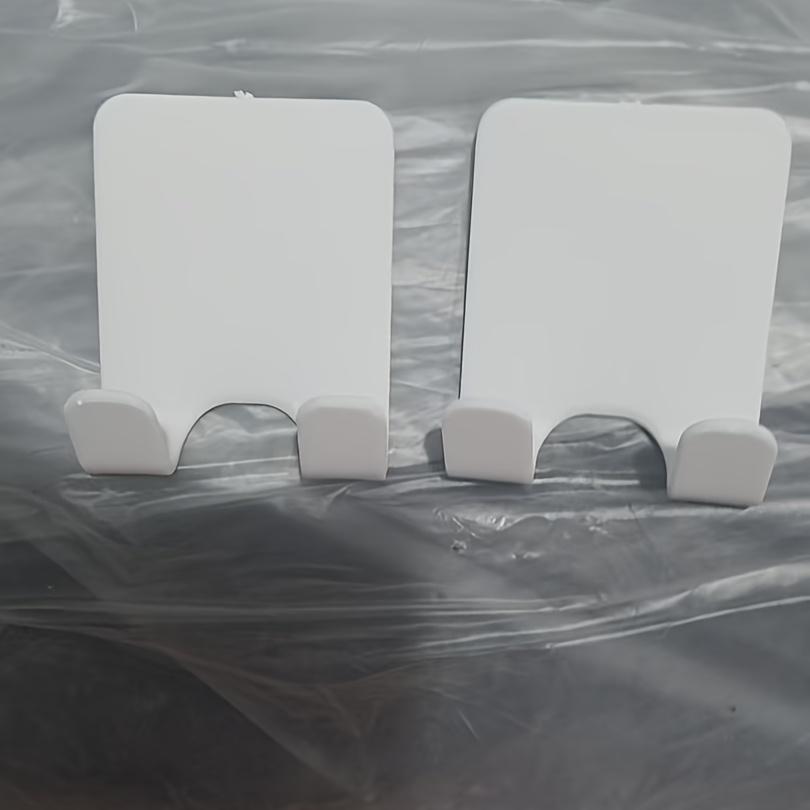 Крючки для розеток, Вакуумные крючки без сверления, Настенный держатель для вилок для кухни, Самоклеящаяся подставка для бритвы из нержавеющей стали, Органайзер для хранения дома белый