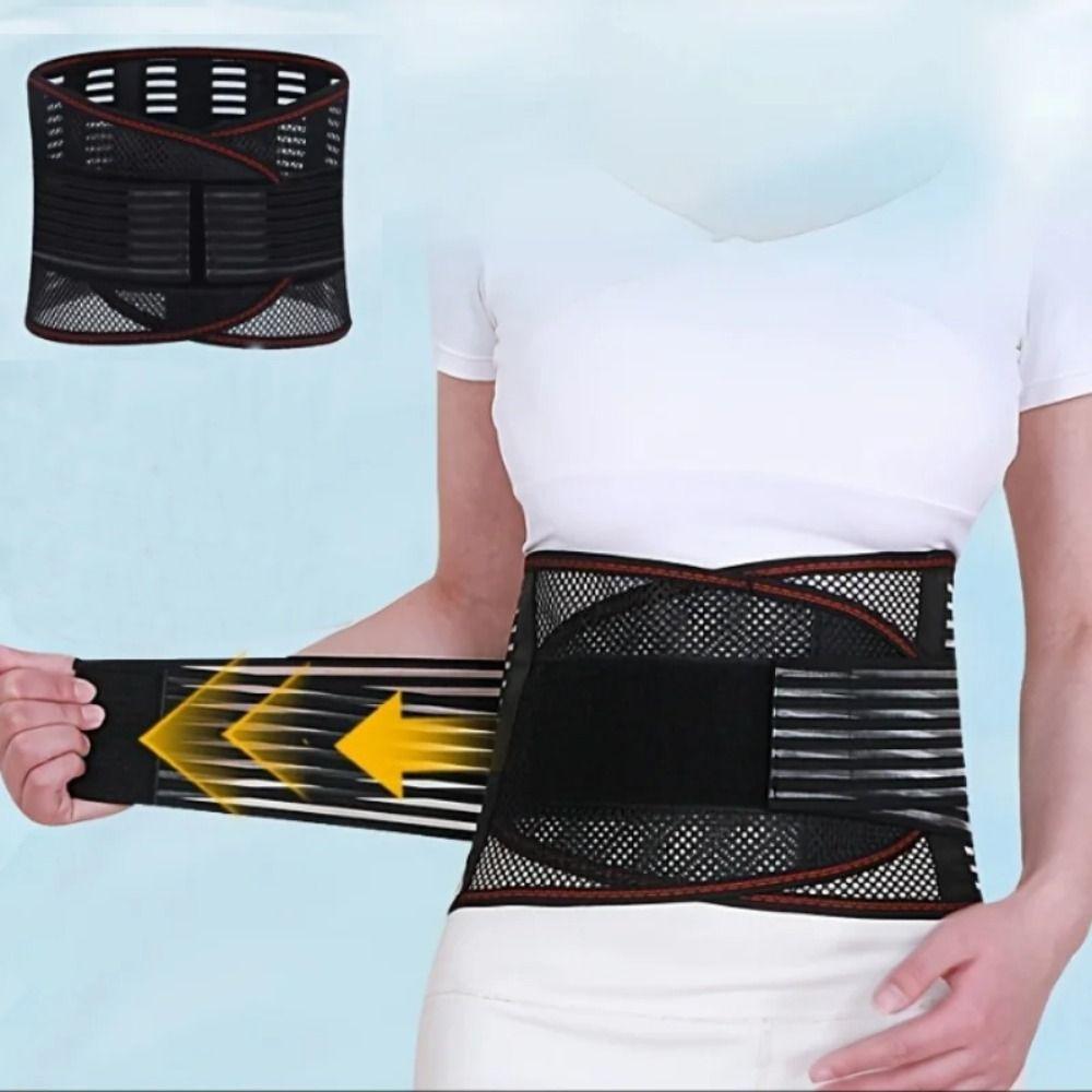 Nylon Waist Trainer Belt Black Spine Support Belt New Back Brace Spine Support XXL
Nylon Waist Trainer Belt Black Spine Support Belt New Back Brace Spine Support XXL