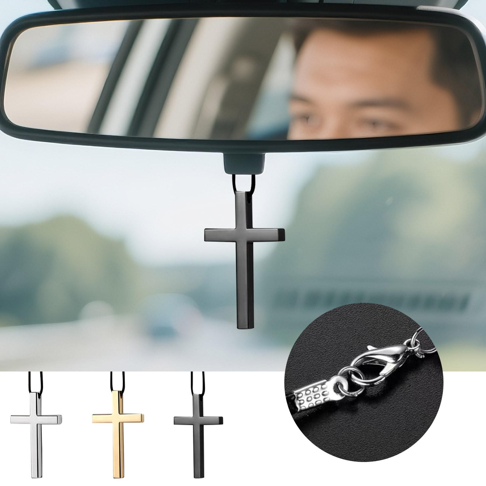 Car Rearview Mirror Cross Ornament One Size чорний
Car Rearview Mirror Cross Ornament One Size чорний