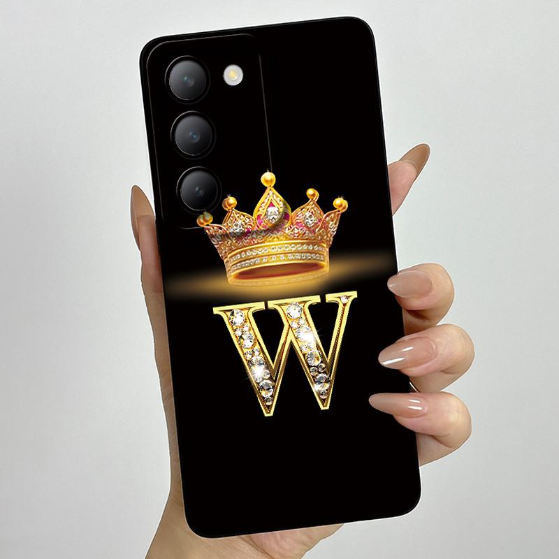 For Vivo V30 Lite 4G Case Crown Letter Soft Silicone Phone Case For Vivo V30 SE V40 SE Cover on Vivo Y100 T3 5G Shockproof Funda Vivo V40 SE
For Vivo V30 Lite 4G Case Crown Letter Soft Silicone Phone Case For Vivo V30 SE V40 SE Cover on Vivo Y100 T3 5G Shockproof Funda Vivo V40 SE