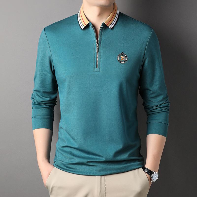 Young and Middle-aged Men s Thin Long-sleeved T-shirt Autumn New Men s Half-zip T-shirt Polo Shirt Men s Base Shirt XXXL
Young and Middle-aged Men s Thin Long-sleeved T-shirt Autumn New Men s Half-zip T-shirt Polo Shirt Men s Base Shirt XXXL