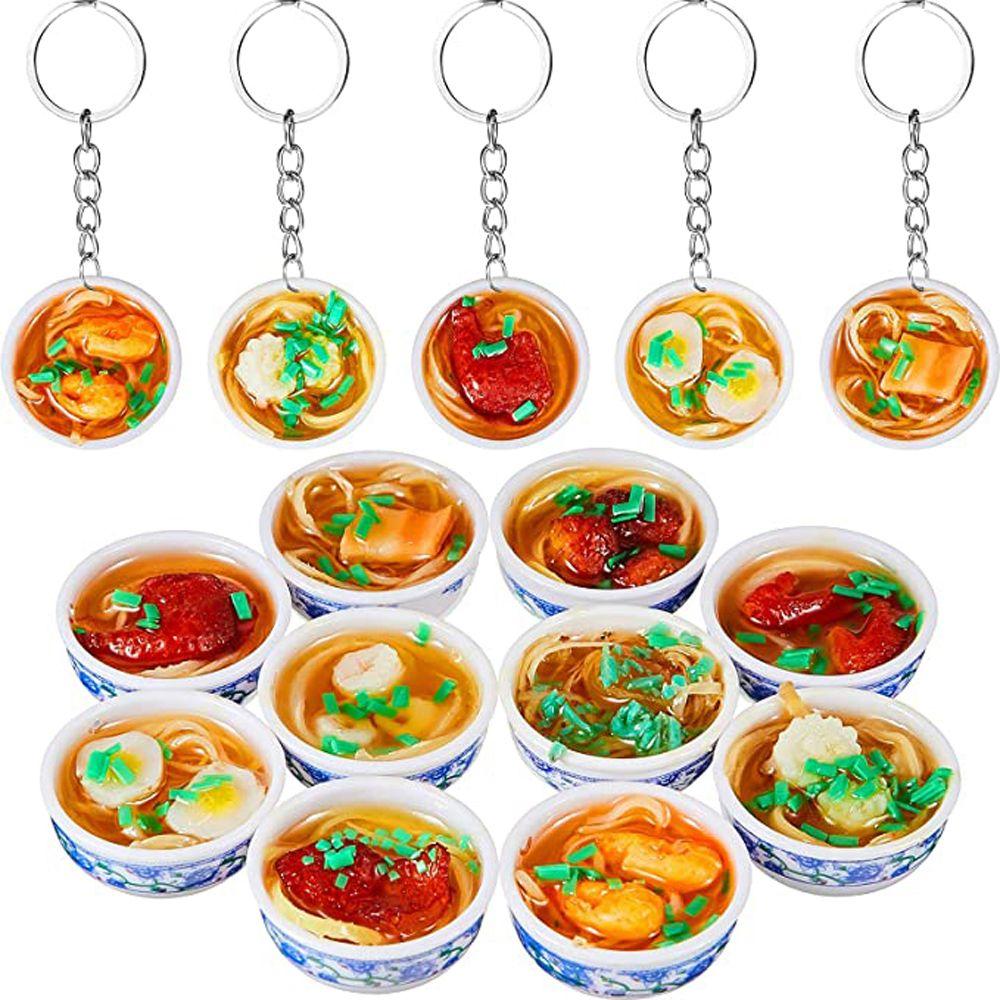Bag Pendant Delicious Food Key Holder Food Bowl Keyrings Noodle Keychain Food Key Chains Simulation B
Bag Pendant Delicious Food Key Holder Food Bowl Keyrings Noodle Keychain Food Key Chains Simulation B