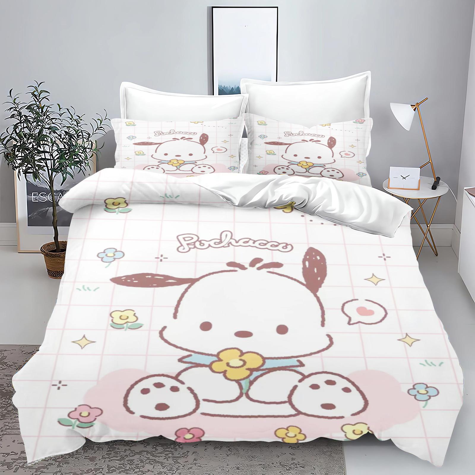 Милые комплекты постельного белья с собачкой Pochacco, покрывало, покрывало на кровать, пододеяльник, наволочка, наборы из 2-3 предметов, декор спальни для детей и взрослых EU Single 135x200cm
Милые комплекты постельного белья с собачкой Pochacco, покрывало, покрывало на кровать, пододеяльник, наволочка, наборы из 2-3 предметов, декор спальни для детей и взрослых EU Single 135x200cm