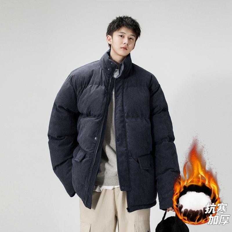 2025 new fashion youth trend Korean version of versatile corduroy cotton-padded jacket men s stand-up collar cotton-padded clothing M
2025 new fashion youth trend Korean version of versatile corduroy cotton-padded jacket men s stand-up collar cotton-padded clothing M