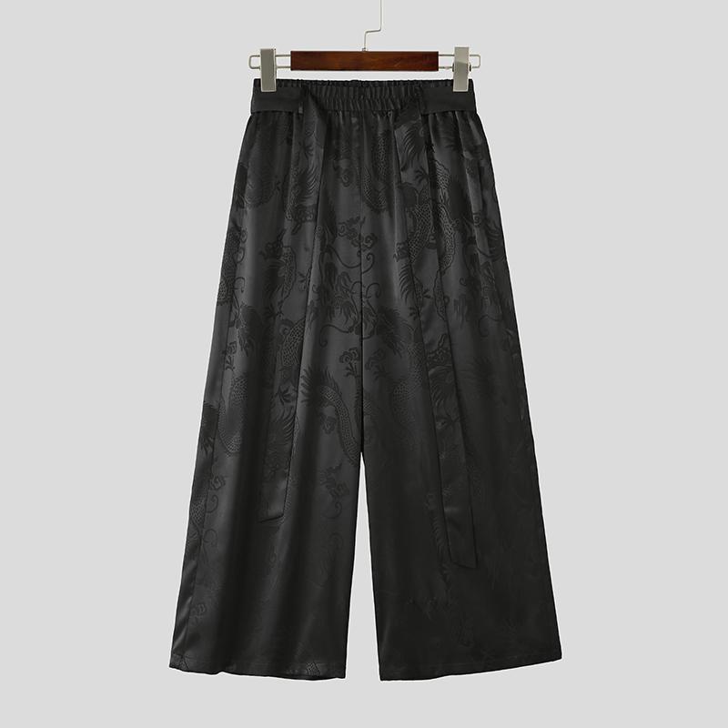 INCERUN Vintage Men Elastic Waist Belt Traditional Style Casual Long Wide Legs Pants Trousers 3XL чёрный
INCERUN Vintage Men Elastic Waist Belt Traditional Style Casual Long Wide Legs Pants Trousers 3XL чёрный