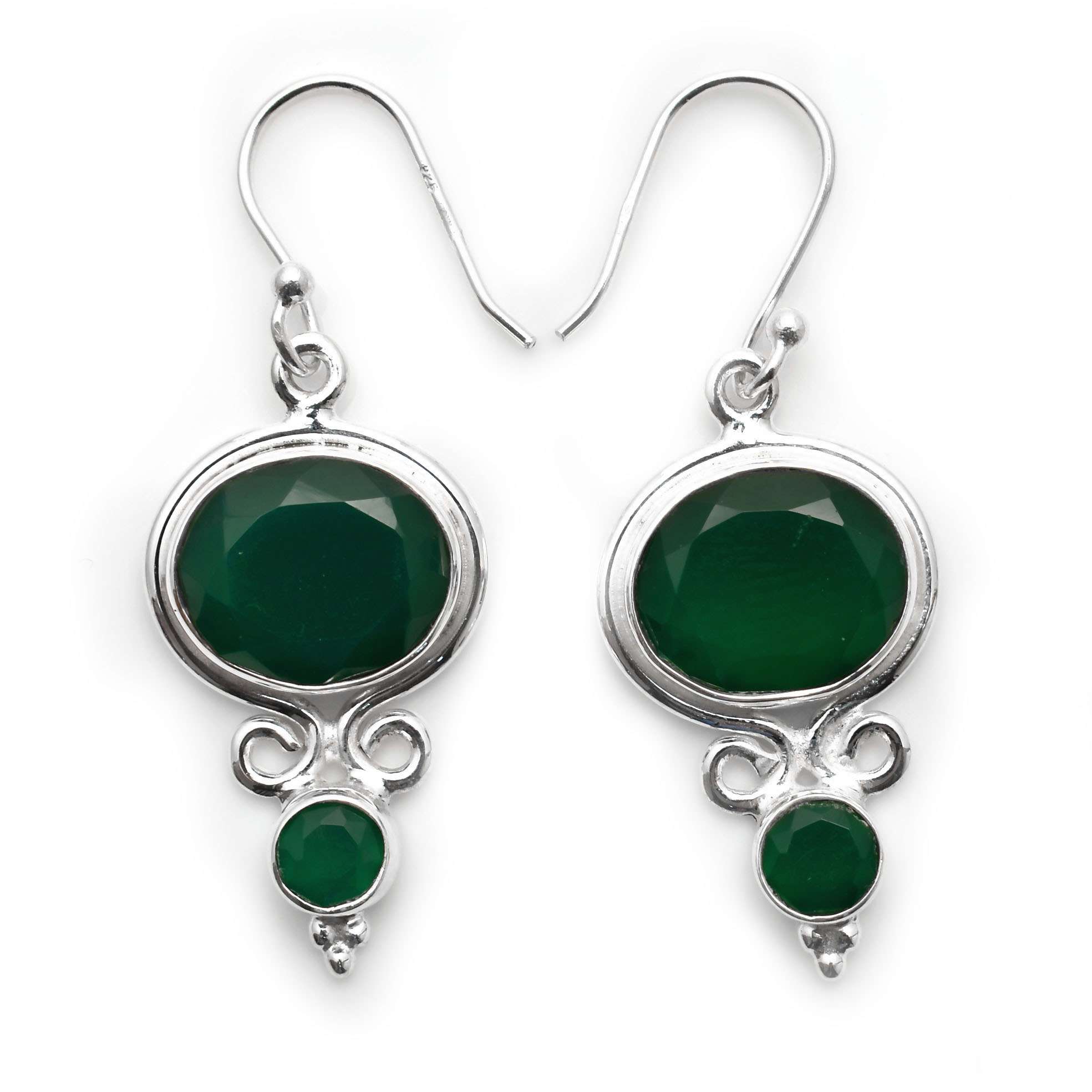 Simulated Emerald Gemstone Earrings Solid 925 Sterling Silver Handmade Earrings Jewelry Gift For Women And Girls E-3592
Simulated Emerald Gemstone Earrings Solid 925 Sterling Silver Handmade Earrings Jewelry Gift For Women And Girls E-3592