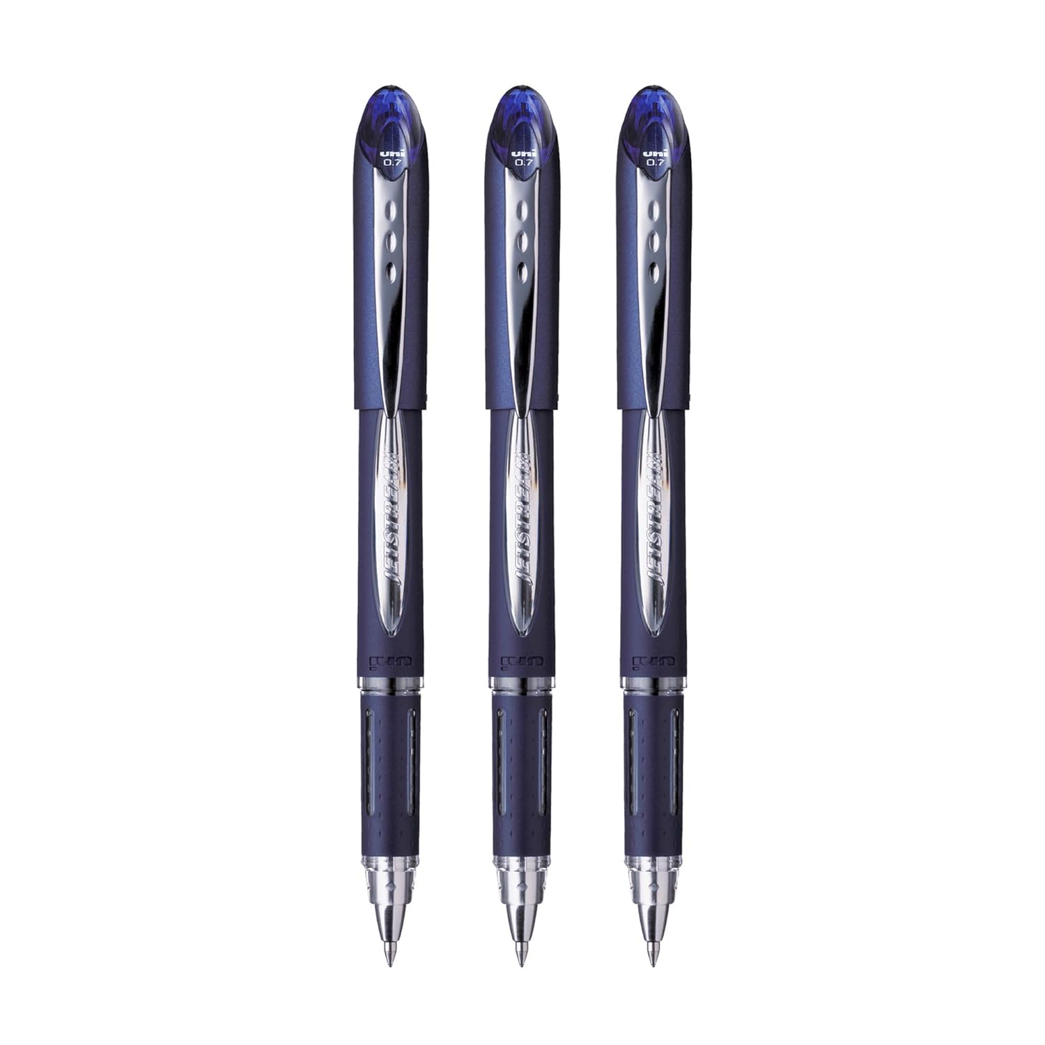 UNI-BALL Jetstream SX217 1.0mm Roller Ball Pen, Blue Ink, Pack of 3, Smooth Quick-Dry Writing for Office, School & Home
UNI-BALL Jetstream SX217 1.0mm Roller Ball Pen, Blue Ink, Pack of 3, Smooth Quick-Dry Writing for Office, School & Home