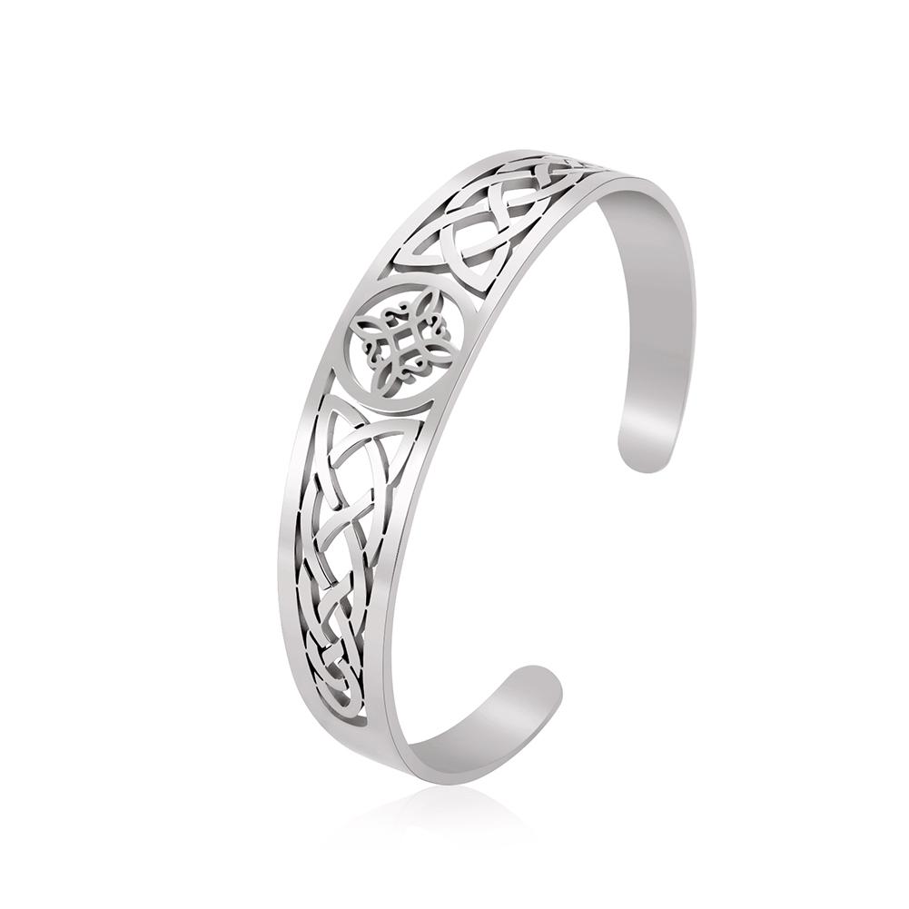 LIKGREAT Witch Knot Bracelet for Women Men Celtics Wicca Cuff Bangle Stainless Steel Witchcraft Amulet Jewelry Birthday Gifts
LIKGREAT Witch Knot Bracelet for Women Men Celtics Wicca Cuff Bangle Stainless Steel Witchcraft Amulet Jewelry Birthday Gifts