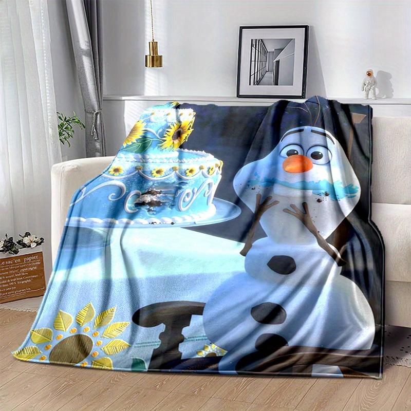 1pc Disney Frozen II Olaf Snowman Sunflower Cake Print Blanket Home Decor, Couch Throw, Outdoor, Gift, Flannel Coverlet, Bedroom, Living Room 150cmx200cm
1pc Disney Frozen II Olaf Snowman Sunflower Cake Print Blanket Home Decor, Couch Throw, Outdoor, Gift, Flannel Coverlet, Bedroom, Living Room 150cmx200cm