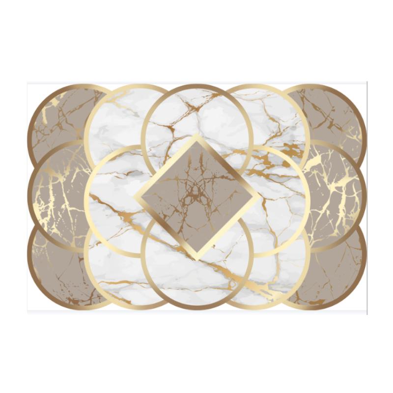 VIKAMA Luxury-Style Marble Pattern Carpet for Living Room Coffee Table Mat, Easy to Clean, Bedroom Carpet for Home Decoration 50x80cm 20x31inch
VIKAMA Luxury-Style Marble Pattern Carpet for Living Room Coffee Table Mat, Easy to Clean, Bedroom Carpet for Home Decoration 50x80cm 20x31inch
