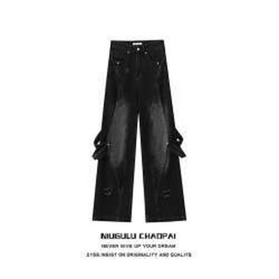 Мужские джинсы-клеш в стиле ретро с потертостями и потертостями 24 года — повседневные брюки весна/осень M чёрный
Мужские джинсы-клеш в стиле ретро с потертостями и потертостями 24 года — повседневные брюки весна/осень M чёрный