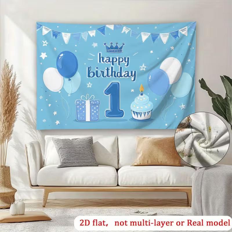2D Blue Happy 1st Birthday Backdrop Crown Balloon Party Background Banner 47.2x31.5inch/120*80cm
2D Blue Happy 1st Birthday Backdrop Crown Balloon Party Background Banner 47.2x31.5inch/120*80cm