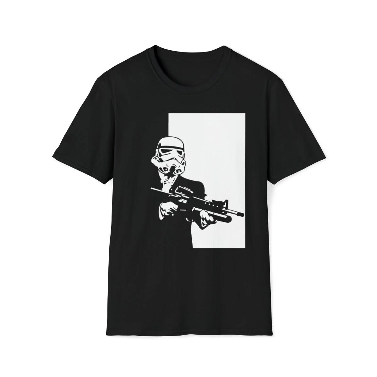 Scartrooper mash up T-Shirt scarface storm trooper star wars fan sw black white S
Scartrooper mash up T-Shirt scarface storm trooper star wars fan sw black white S