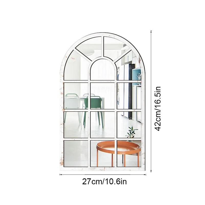 Acrylic Mirror Wall Sticker Imitation Window Arched Design Self -adhesive Stickers Home Bottom Art Decoration
Acrylic Mirror Wall Sticker Imitation Window Arched Design Self -adhesive Stickers Home Bottom Art Decoration