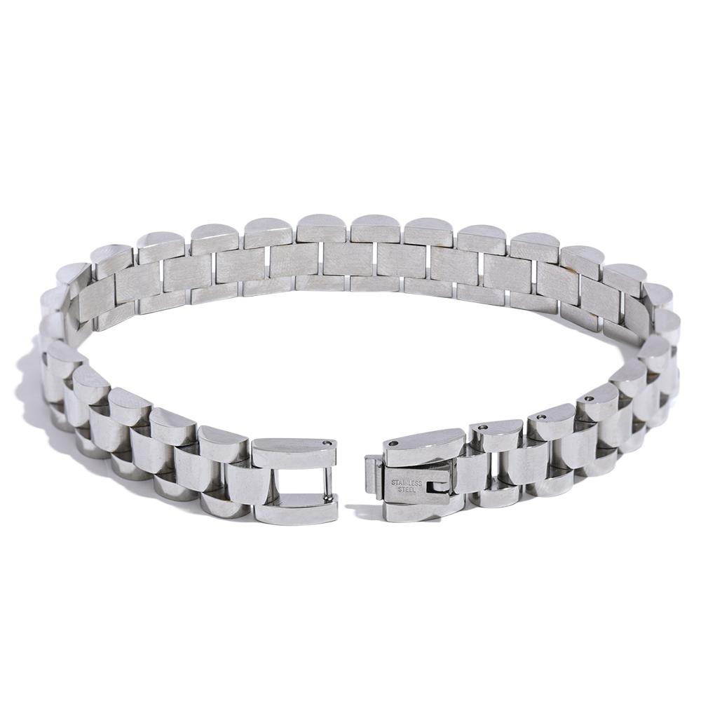 Yhpup 21cm Men Stainless Steel Metal Watch Band Cuban Chain Bracelet Bangle Statement 18K Gold Plated Waterproof Jewelry Bijoux
Yhpup 21cm Men Stainless Steel Metal Watch Band Cuban Chain Bracelet Bangle Statement 18K Gold Plated Waterproof Jewelry Bijoux