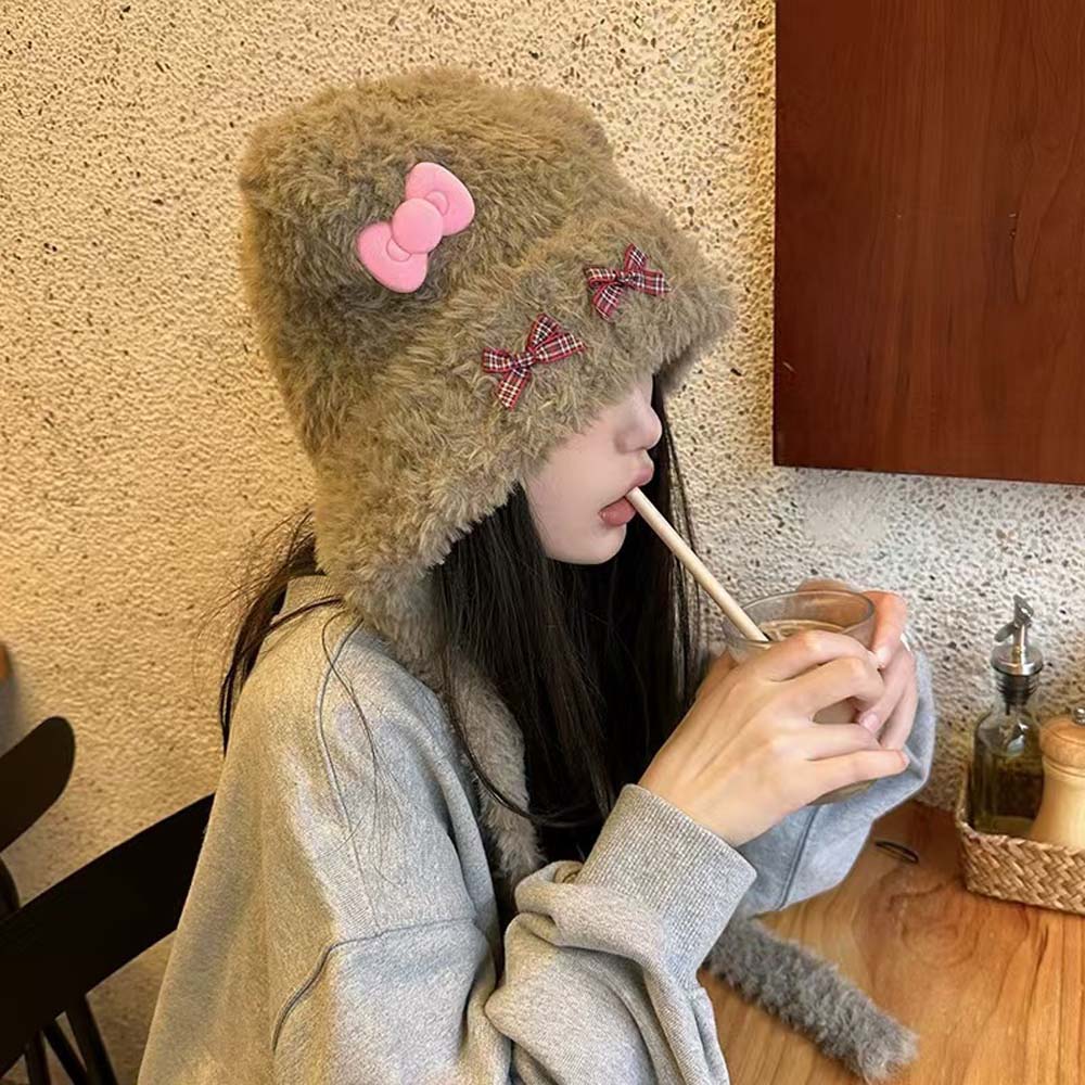 Flower Bow Big Pullover Hat Cartoon Thickened Wide Brimmed Hat Plush Ear Protection Cap Winter чорний
Flower Bow Big Pullover Hat Cartoon Thickened Wide Brimmed Hat Plush Ear Protection Cap Winter чорний
