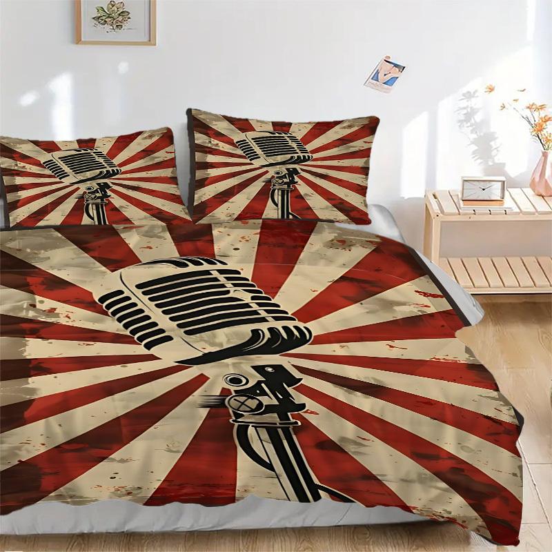 3pcs microphone Duvet Cover Set, Soft Comfortable Duvet Cover,Guest Room (1*Duvet Cover + 2*Pillowcase, Without Core) yy251104105 135x200cm
3pcs microphone Duvet Cover Set, Soft Comfortable Duvet Cover,Guest Room (1*Duvet Cover + 2*Pillowcase, Without Core) yy251104105 135x200cm