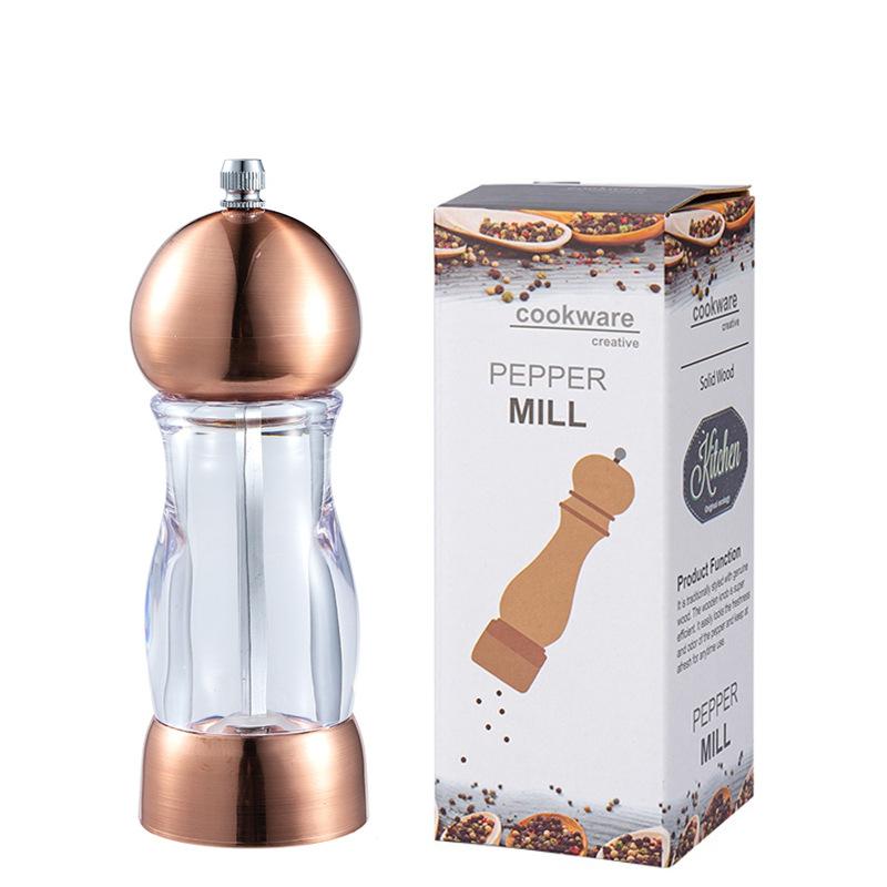 LMETJMA 6inch Salt and Pepper Mill Manual Salt Pepper Grinder with Adjustable Coarseness Refillable Peppercorn Grinder Mill
LMETJMA 6inch Salt and Pepper Mill Manual Salt Pepper Grinder with Adjustable Coarseness Refillable Peppercorn Grinder Mill