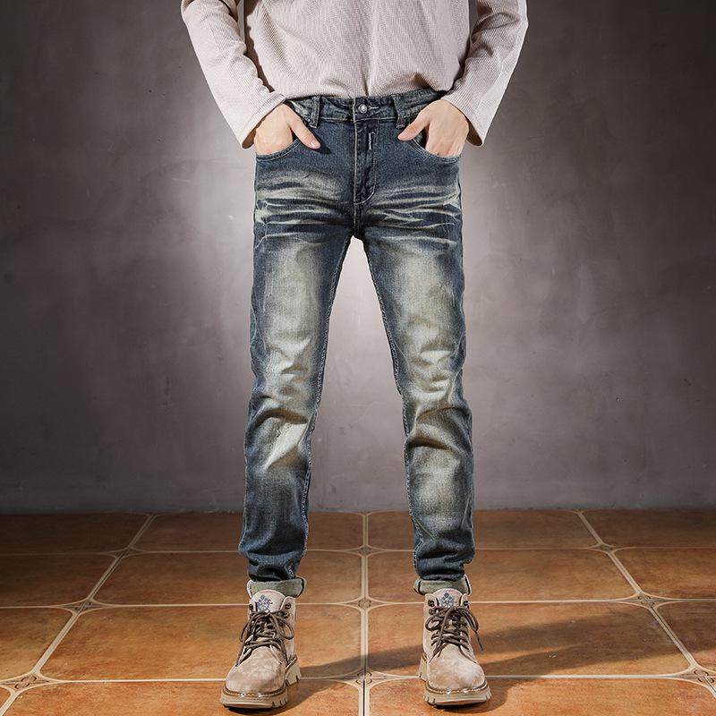 Trendy Brand 2024 New Autumn And Winter Men S High-End Jeans Slim Fit Small Feet Elastic Versatile Fashion Casual Pants 28
Trendy Brand 2024 New Autumn And Winter Men S High-End Jeans Slim Fit Small Feet Elastic Versatile Fashion Casual Pants 28