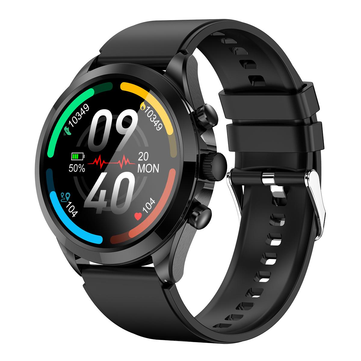 ET440 Smart Watch ECG HRV Body Temperature Monitor Bluetooth Call Voice Assistant Fitness Bracelet, Silicone Strap
ET440 Smart Watch ECG HRV Body Temperature Monitor Bluetooth Call Voice Assistant Fitness Bracelet, Silicone Strap