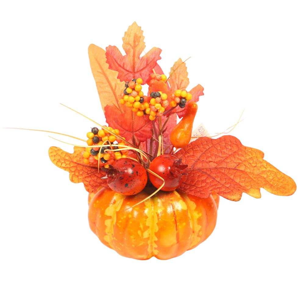 Pumpkin Table Decor As Pictures Show Autumn Decoration Wither-resistant Elegant Color Lifelike Design Simulated Plant
Pumpkin Table Decor As Pictures Show Autumn Decoration Wither-resistant Elegant Color Lifelike Design Simulated Plant