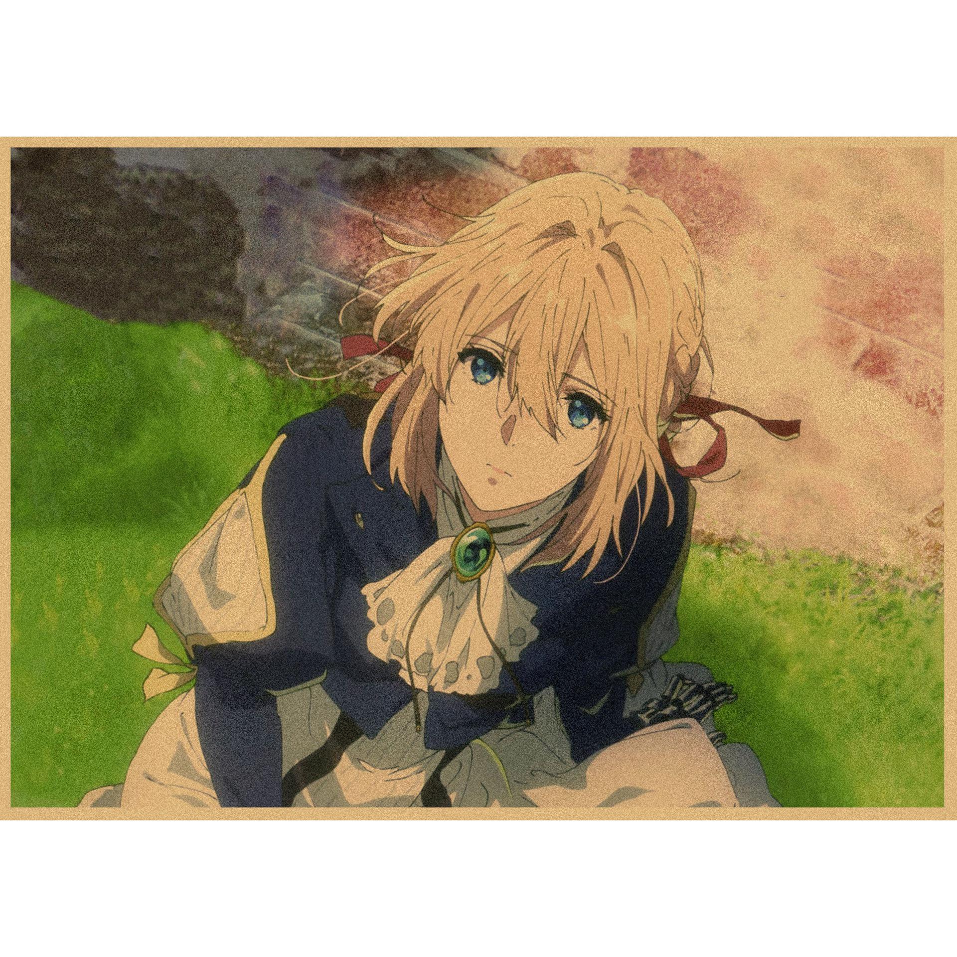 Violet Evergarden Retro Kraft Paper Anime Poster Wall Art Mural 314 42X29.7cm (A3 size)
Violet Evergarden Retro Kraft Paper Anime Poster Wall Art Mural 314 42X29.7cm (A3 size)