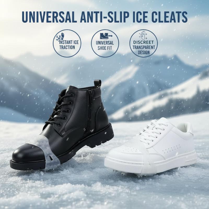 1 Pair Universal 5-Tooth Ice Cleats for Shoes & Boots Anti-Skid Ice Snow Camping Shoe Cover Ice Claw Outdoor Ice Surface Walking White -1 Pair
1 Pair Universal 5-Tooth Ice Cleats for Shoes & Boots Anti-Skid Ice Snow Camping Shoe Cover Ice Claw Outdoor Ice Surface Walking White -1 Pair