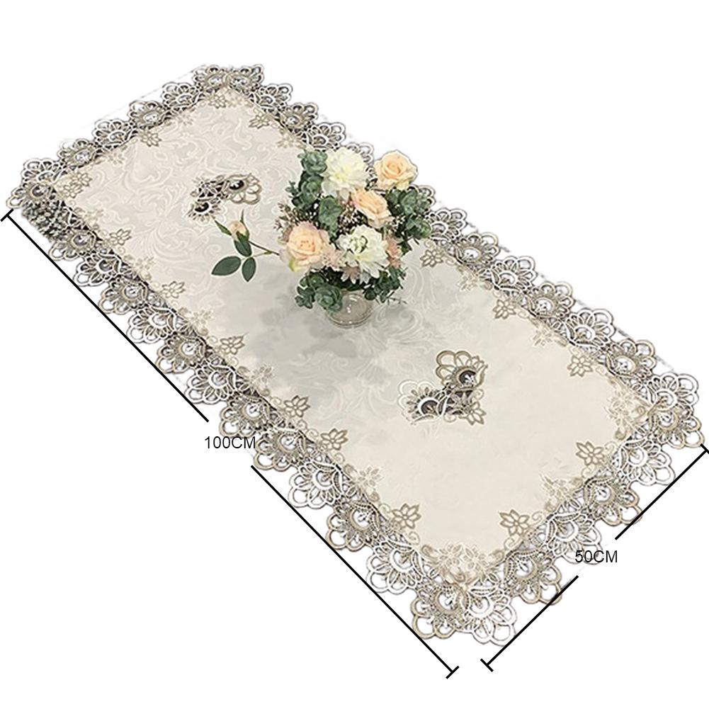 Elegant Lace Rectangular Table For RUNNER European Style Dustproof Cover for Coffee Tables Desks Sideboards Multiple Sizes
Elegant Lace Rectangular Table For RUNNER European Style Dustproof Cover for Coffee Tables Desks Sideboards Multiple Sizes