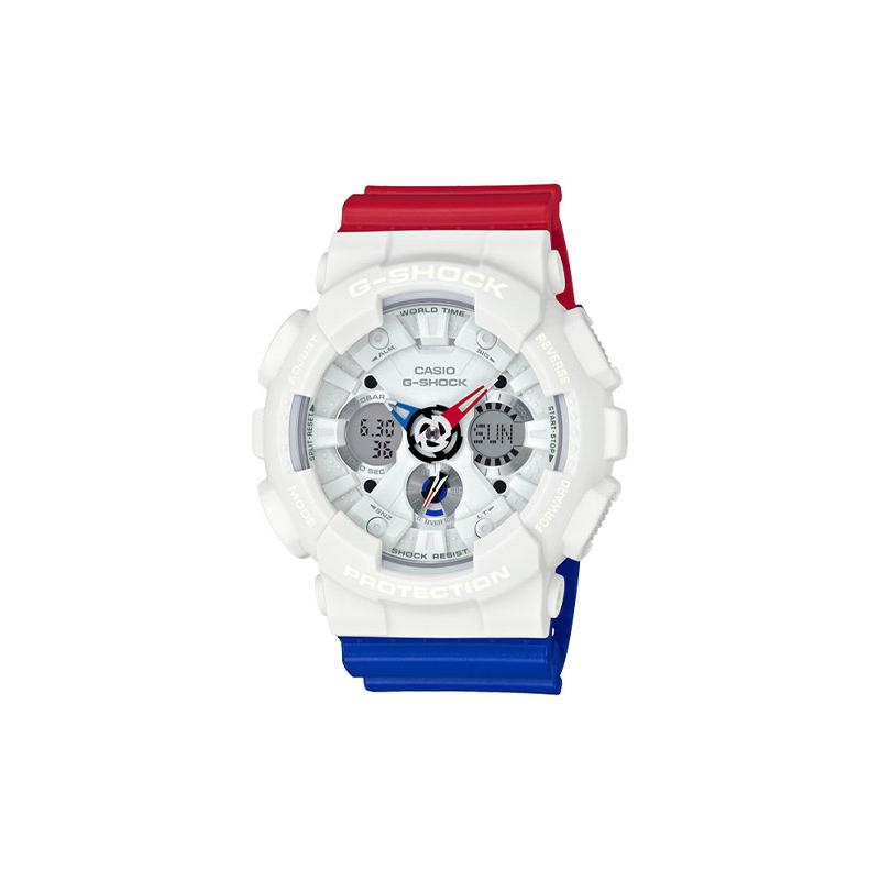 Casio G-Shock Series Fashion Trend Contrast Color Street Classic Three Eyes Design Hardcore 200 Meters Waterproof Dual Display Waterproof GA-120TRM-7A чёрный
Casio G-Shock Series Fashion Trend Contrast Color Street Classic Three Eyes Design Hardcore 200 Meters Waterproof Dual Display Waterproof GA-120TRM-7A чёрный