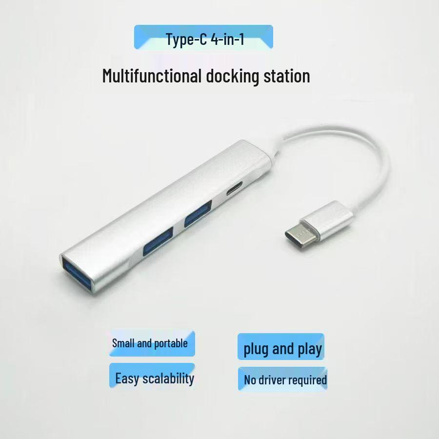 Laptop and Phone Expansion Dock: Type-C/USB Hub, USB 2.0 Multifunction Splitter. Type-C Gray
Laptop and Phone Expansion Dock: Type-C/USB Hub, USB 2.0 Multifunction Splitter. Type-C Gray