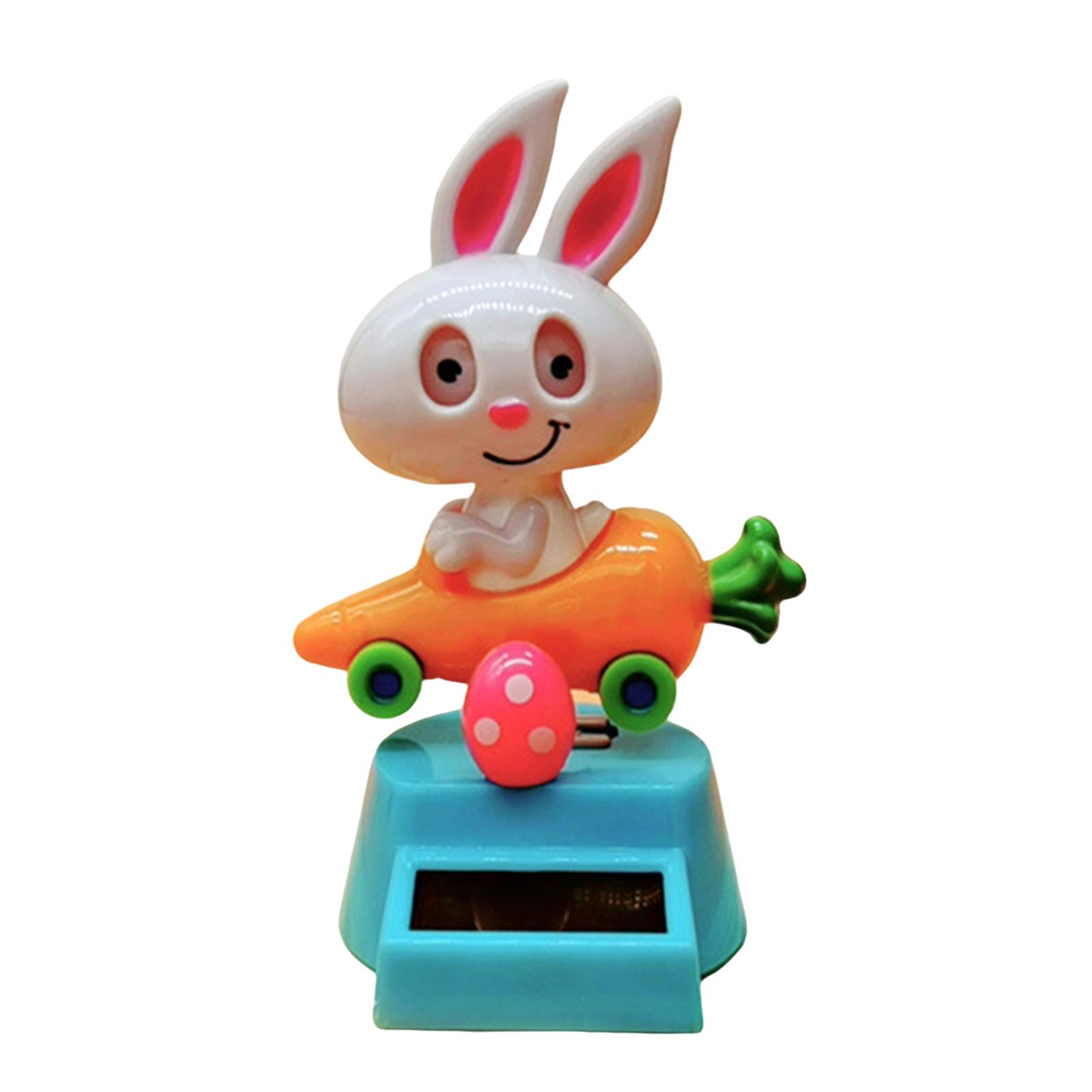 Электрическая пластиковая игрушка-качеля для танцев с морковкой, игрушка-кролик на солнечной батарее для приборной панели автомобиля, декоративная 2
Электрическая пластиковая игрушка-качеля для танцев с морковкой, игрушка-кролик на солнечной батарее для приборной панели автомобиля, декоративная 2