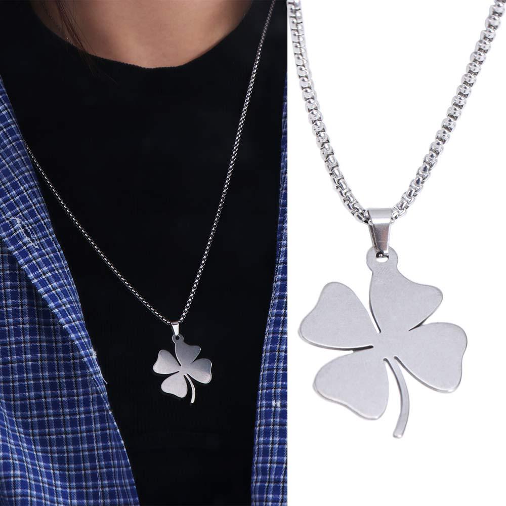 High-Grade Sense Four Leaf Clover Pendant Necklace Luxury Silver Collarbone Chain Party Jewelry Lucky Clover
High-Grade Sense Four Leaf Clover Pendant Necklace Luxury Silver Collarbone Chain Party Jewelry Lucky Clover
