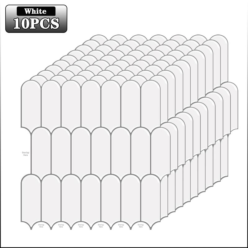 10PCS Self Adhesive 3D Wall Sticker Fish Scale PVC Tile Waterproof Mold Resistant for Kitchen Bathroom Backsplash Decor Other
10PCS Self Adhesive 3D Wall Sticker Fish Scale PVC Tile Waterproof Mold Resistant for Kitchen Bathroom Backsplash Decor Other