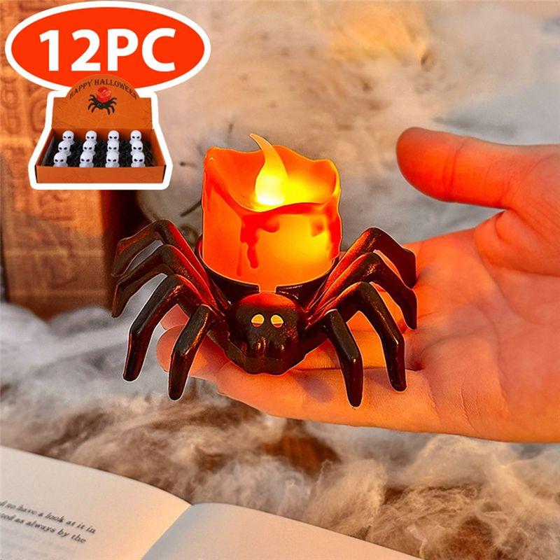 ABUL-LED Candle Light Spider Light For Home Bar Haunted House Halloween Decoration Horror Props білий
ABUL-LED Candle Light Spider Light For Home Bar Haunted House Halloween Decoration Horror Props білий