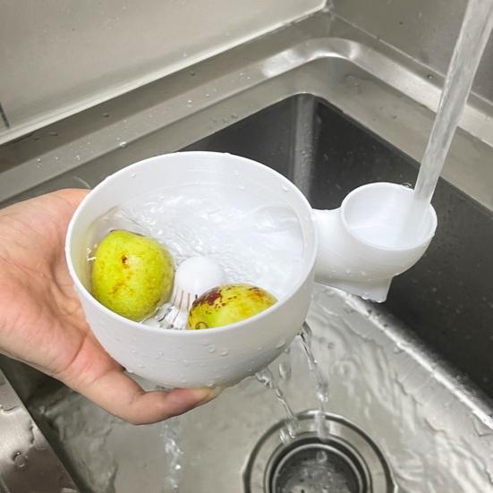 Automatic Fruit Washer And Dryer Bowl Wash Basket Food Washing Printed Fruit Veggie Spinner білий
Automatic Fruit Washer And Dryer Bowl Wash Basket Food Washing Printed Fruit Veggie Spinner білий