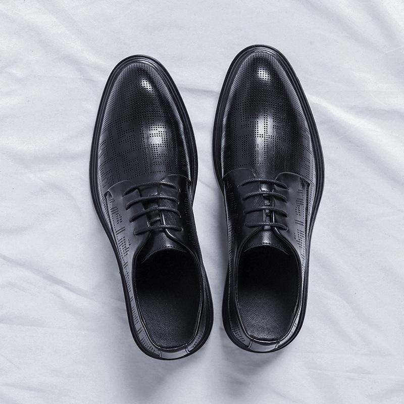 Кожаные туфли мужские новые деловые повседневные весенне-осенние дышащие мужские британские туфли для жениха с заостренным носком 2309-R 44 чёрный
Кожаные туфли мужские новые деловые повседневные весенне-осенние дышащие мужские британские туфли для жениха с заостренным носком 2309-R 44 чёрный