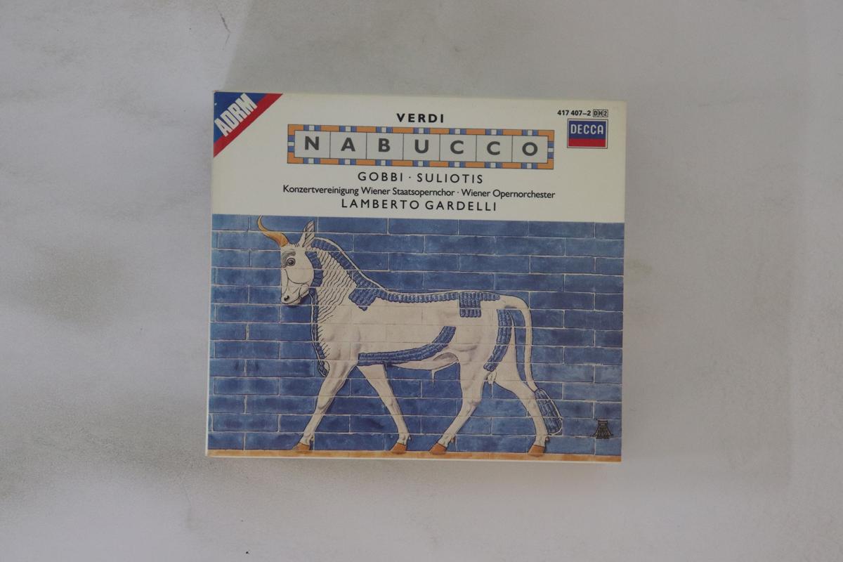 CD GIUSEPPE VERDI, TITO GOBBI, ELENA S - Nabucco 4174072 Decca 1986 Europe Classical Used
CD GIUSEPPE VERDI, TITO GOBBI, ELENA S - Nabucco 4174072 Decca 1986 Europe Classical Used