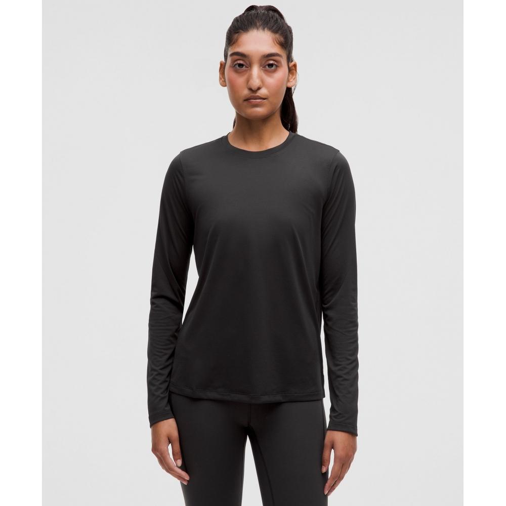 Lululemon Ultralight Hip Length Long Sleeve Shirt Black 8
Lululemon Ultralight Hip Length Long Sleeve Shirt Black 8
